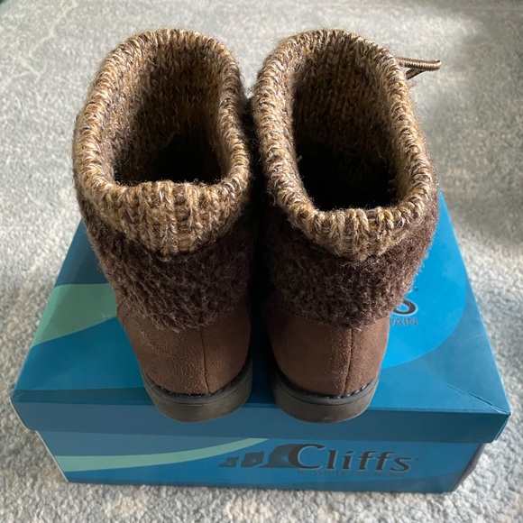 CLIFFS BY WHITE MOUNTAIN DOWNEY COMBAT BOOT 7 Brown - Picture 8 of 13